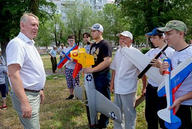 Авиамодели парили над Оренбургом